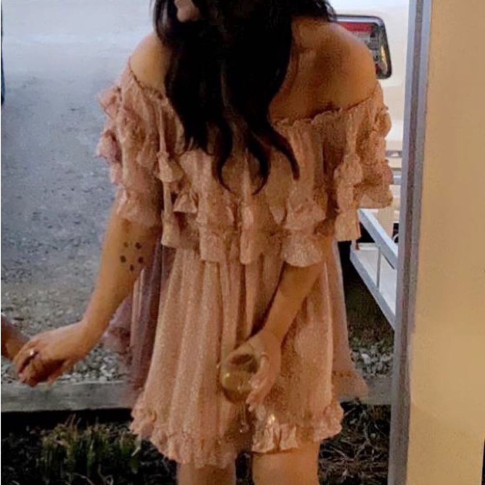 Vici off shoulder floral dress